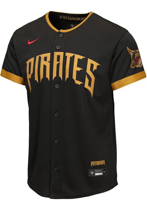Pittsburgh Pirates Paul Skenes Youth BLACK City Connect Home Run