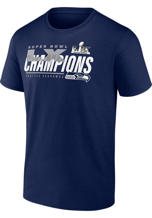 Seattle Seahawks NAVY 2025 Super Bowl Champions Lx Iconic Victory