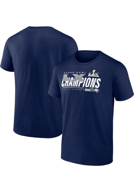 Seattle Seahawks NAVY 2025 Super Bowl Champions Lx Iconic Victory Seattle Seahawks NAVY 2025 Super Bowl Champions Lx Iconic Victory