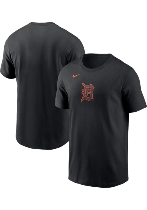 Nike Detroit Tigers BLACK Color Pop Short Sleeve T Shirt - 81508386