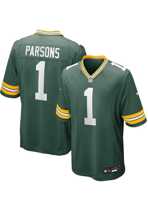 Micah Parsons Green Bay Packers DARKGREEN Home Jersey - 8178261