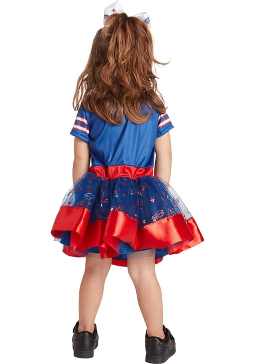 Buffalo Bills Toddler Girls ROYAL MVP Short Sleeve Dress - 81800011