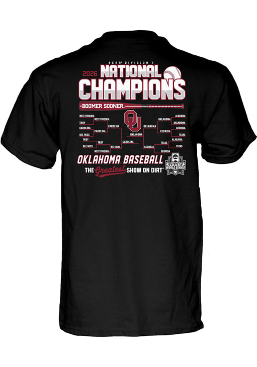 Blue 84 Oklahoma Sooners BLACK 2026 College World Series Champions
