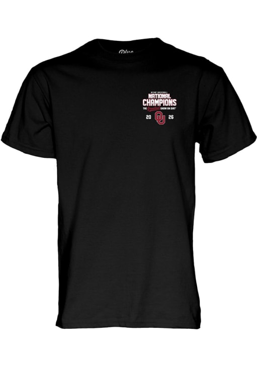 Blue 84 Oklahoma Sooners BLACK 2026 College World Series Champions