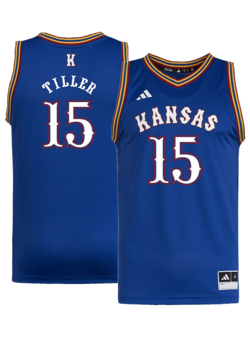 Bryson Tiller Kansas Jayhawks ROYAL NIL Name And Number Jersey
