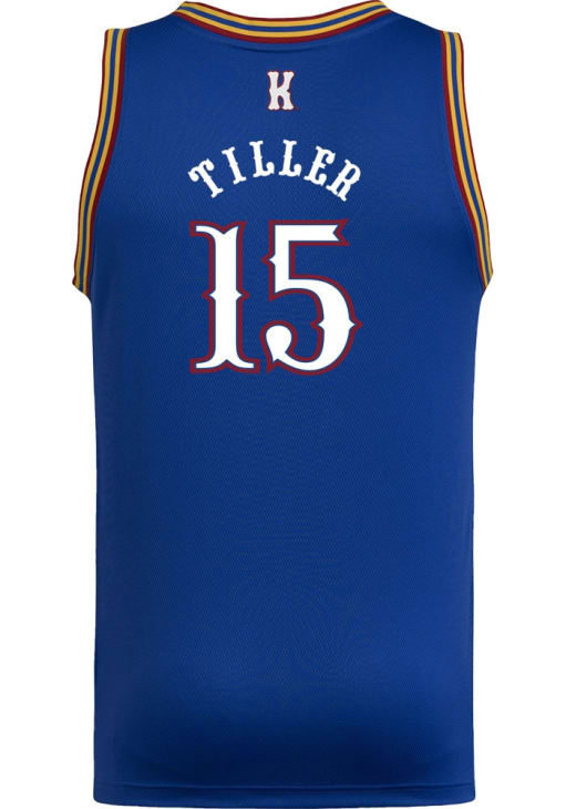 Bryson Tiller Kansas Jayhawks ROYAL NIL Name And Number Jersey