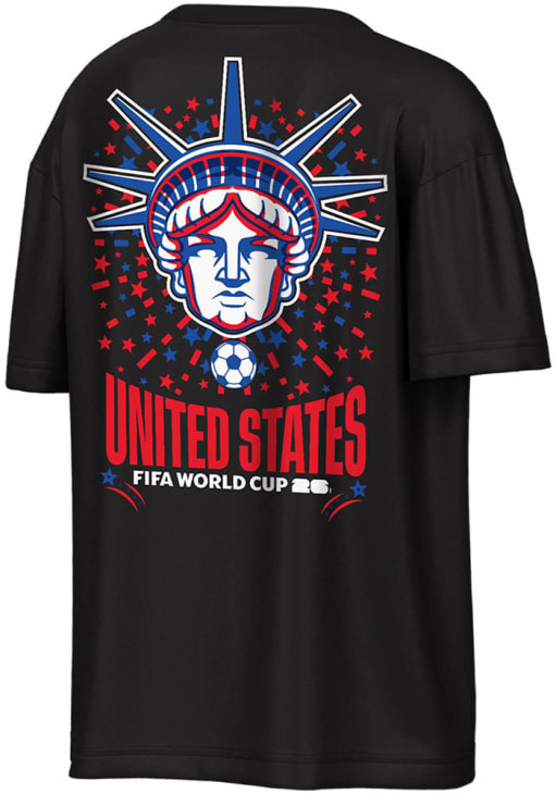 FIFA ワールドカップ　Tシャツ　USA アメリカ　限定　公式　服　アパレル FIFA USA BLACK World Cup 26 Rally Short Sleeve T Shirt - 8236277