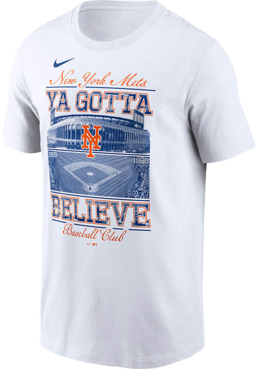 Nike New York Mets White Mental Toughness Short Sleeve T Shirt