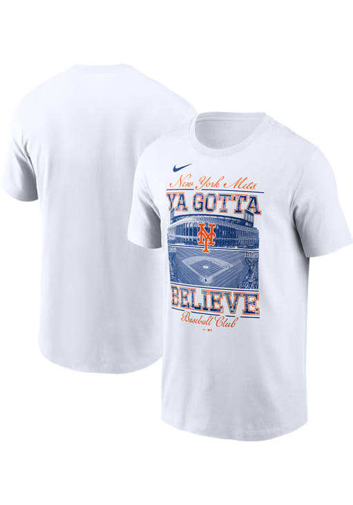 Nike New York Mets White Mental Toughness Short Sleeve T Shirt