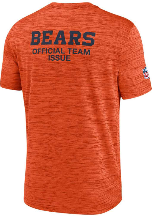Nike Chicago Bears ORANGE Sideline Rivalry Short Sleeve T Shirt