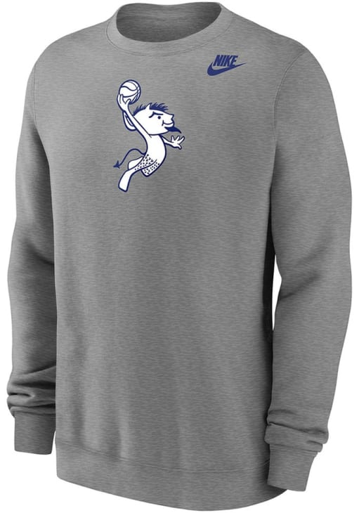 Nike DePaul Blue Demons Mens ATHLETICGREY Basketball Billy Blue