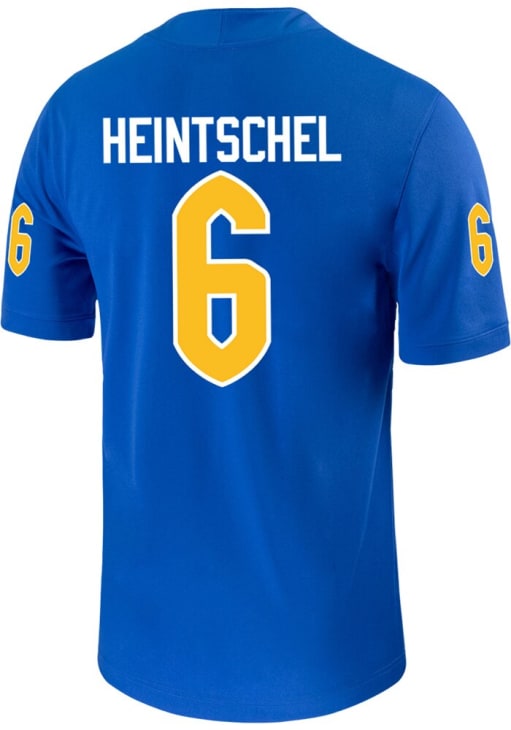 Mason Heintschel Mens BLUE Pitt Panthers Football Football Name