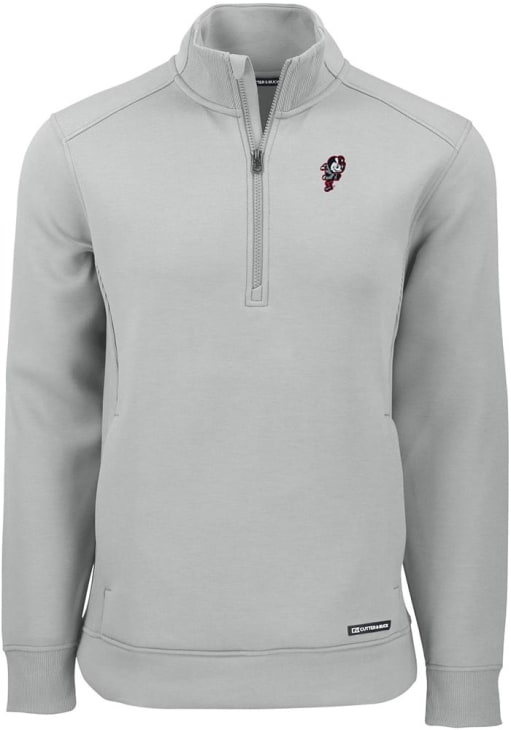 Cutter and Buck Mens ASH Ohio State Buckeyes Vintage Roam Long
