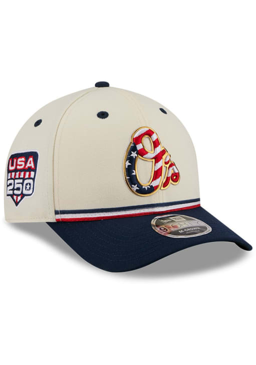 New Era Baltimore Orioles CREAM 2026 4th of July 9FORTY M Crown