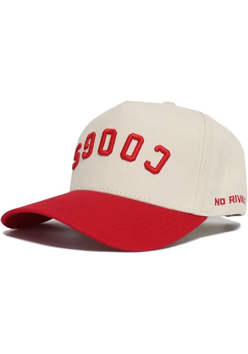 No Rivals Houston Cougars IVORY Upside Down COOGS Adjustable Hat
