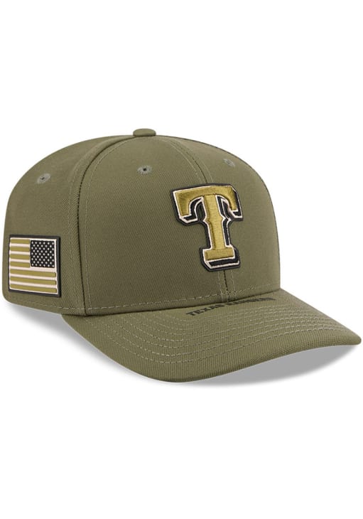 New Era Texas Rangers OLIVE 2026 MLB Armed Forces Day 9SEVENTY