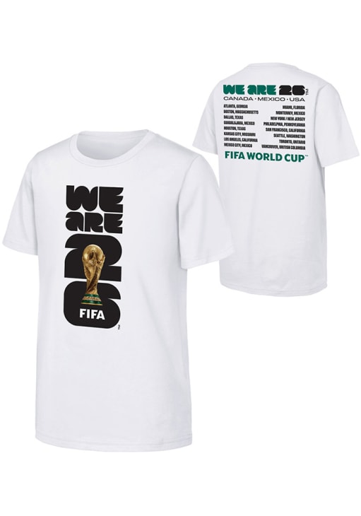 FIFA White FIFA Schedule Tee Short Sleeve T Shirt - 852265921