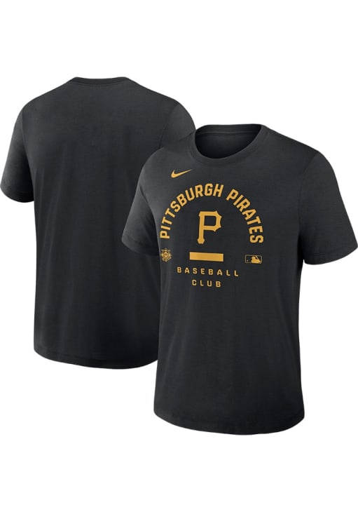 Nike Pittsburgh Pirates BLACK Authentic Collection Early Work