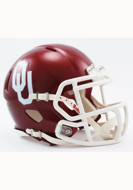 authentic ou football helmet Riddell Oklahoma Sooners Full Size Speed This collectible includes an individually numbered Oklahoma Sooners CRIMSON Crimson Speed