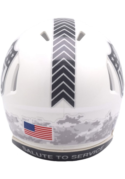 Green Bay Packers White 2024 Salute to Service Mini Helmet - 8560563