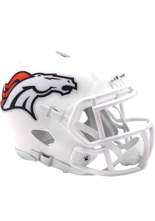Denver Broncos ORANGE 24 On Field Alternate Mini Helmet - 8560573 Denver Broncos ORANGE 24 On Field Alternate Mini Helmet - 8560573