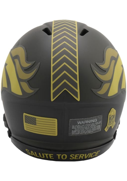 broncos motorcycle helmet Denver Broncos Helmet Riddell Replica Mini Speed Style Salute to Service 2025
