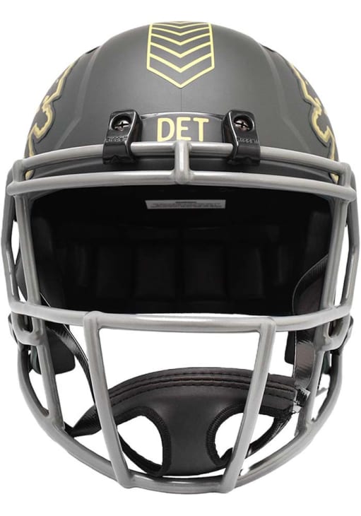 detroit lions football helmets for sale Riddell SpeedFlex Authentic Helmet wear plate and molded foam jaw pads Detroit Lions Riddell 2024 Salute