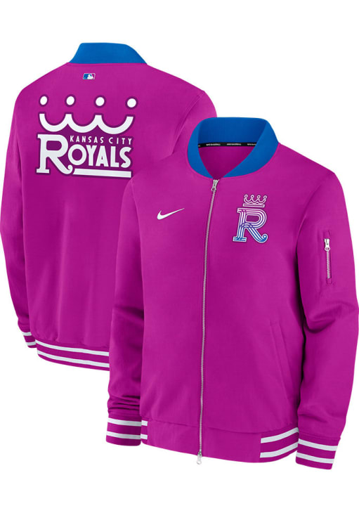 Nike Kansas City Royals Mens PURPLE Authentic Collection City