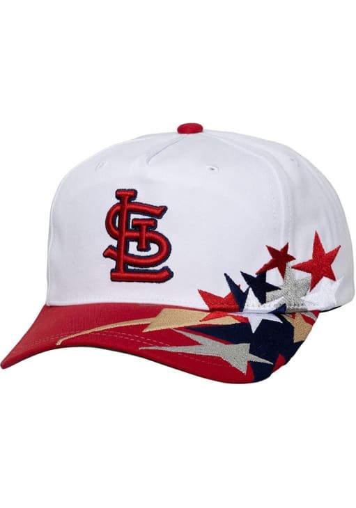 Mitchell and Ness St Louis Cardinals White Shooting Stars