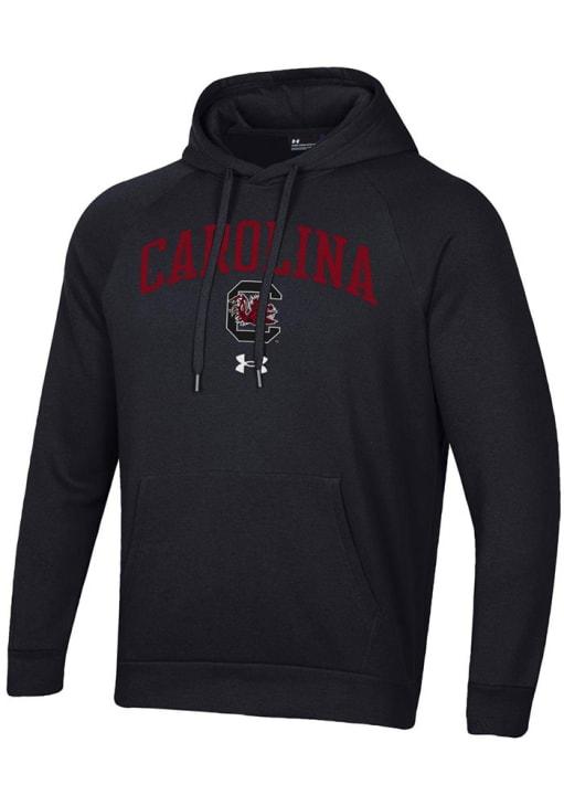 Under Armour South Carolina Gamecocks Mens BLACK Rival Hoodie