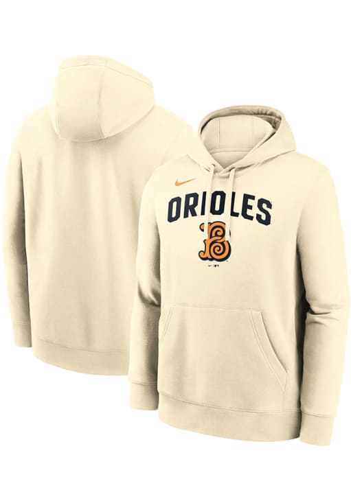 Nike Baltimore Orioles Mens NATURAL Fanwear City Connect Club