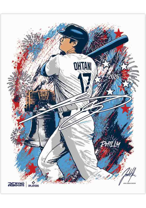 Shohei Ohtani ドジャース アートポスター A1版　① Shohei Ohtani Los Angeles Dodgers ROYAL 2026 ASG X Jordan Spector