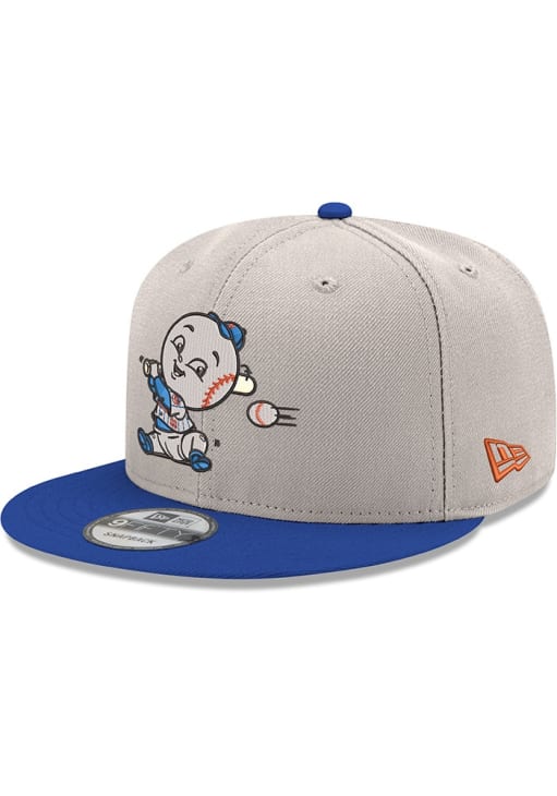 MLB New York Mets Cream Baseball Cap with Light Blue Patch New York Yankees MLB NE Color Pack Fitted Hat~ Cream/Light  main image 3