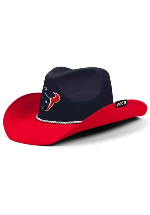 Forever Collectibles Houston Texans NAVY Two-Tone Cowboy Hat 