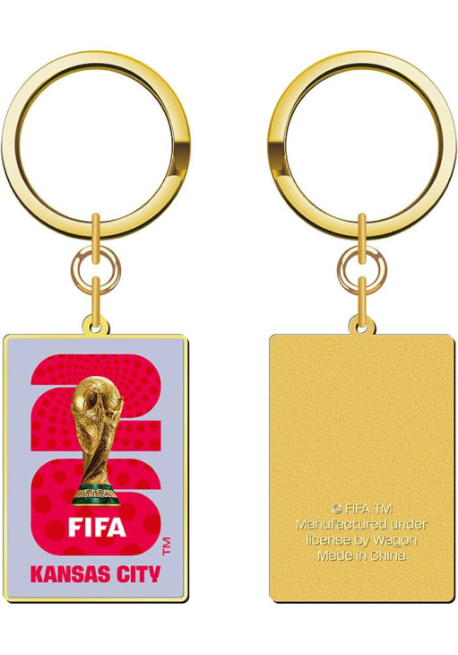 FIFA Kansas City Red World Cup 2D Trophy Keychain - 893702252