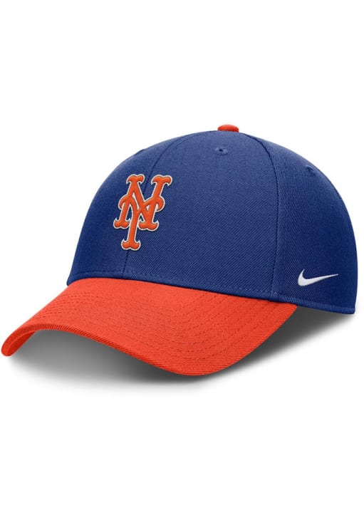 Nike New York Mets ROYAL Evergreen Club Structured Adjustable Hat