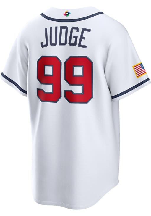 Aaron Judge USA Mens White World Baseball Classic Limited Baseball