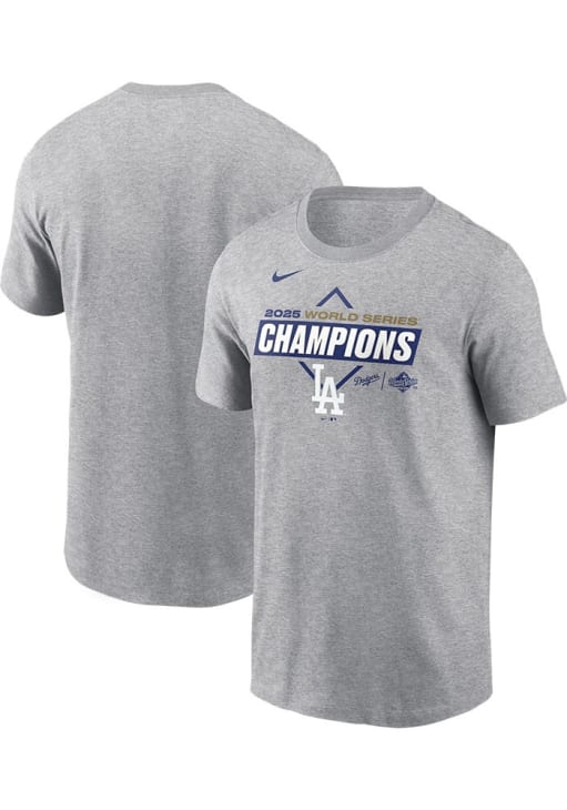 Nike Los Angeles Dodgers GREY HEATHER 2025 World Series Champions