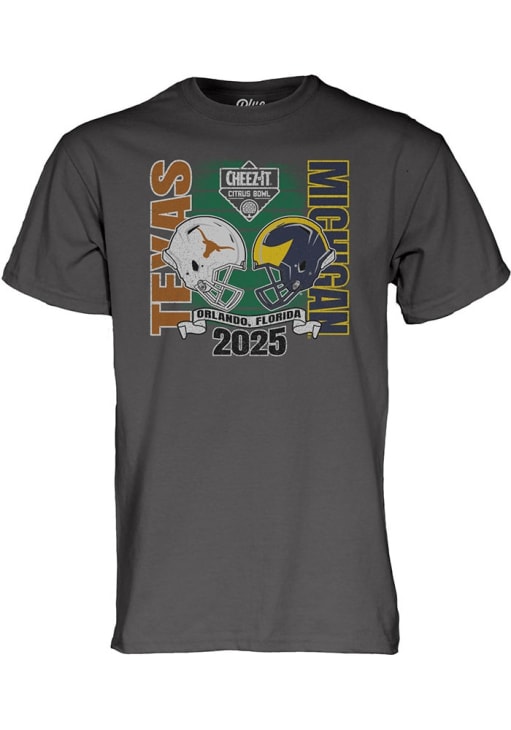 Blue 84 Texas Longhorns CHARCOAL 2025 Citrus Bowl Short Sleeve T