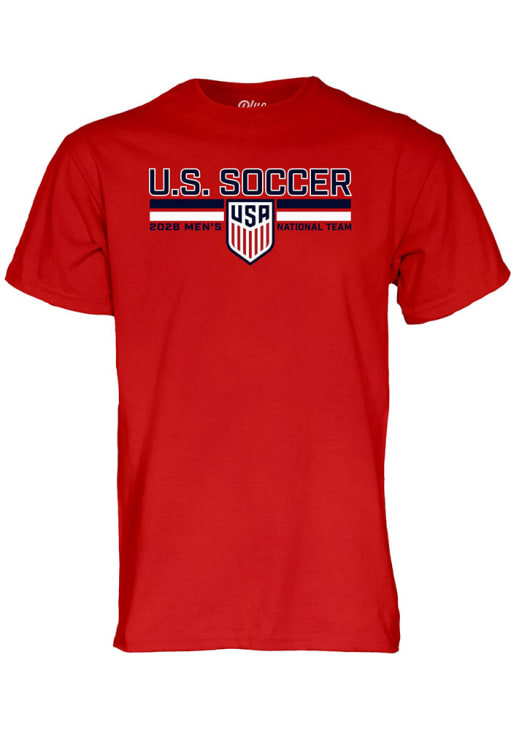 Blue 84 USMNT Red Statue of Liberty Short Sleeve T Shirt - 90509793