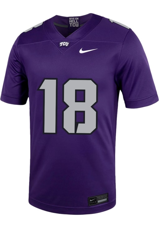 Ed Small TCU Horned Frogs PURPLE Football NIL Jersey - 9173732
