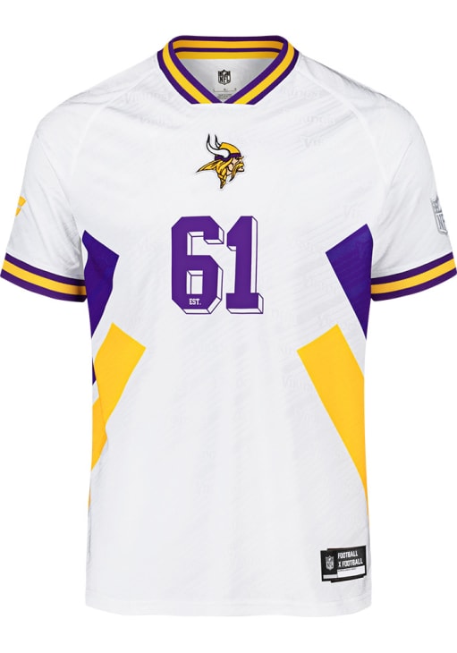 Lサイズ MINNESOTA VIKINGS replica フットボールシャツ Minnesota Vikings Mens White Soccer Soccer Kit - 92120292