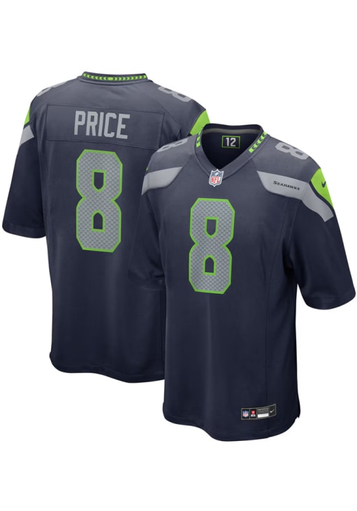 Jadarian Price Seattle Seahawks NAVY Home Jersey - 92353499