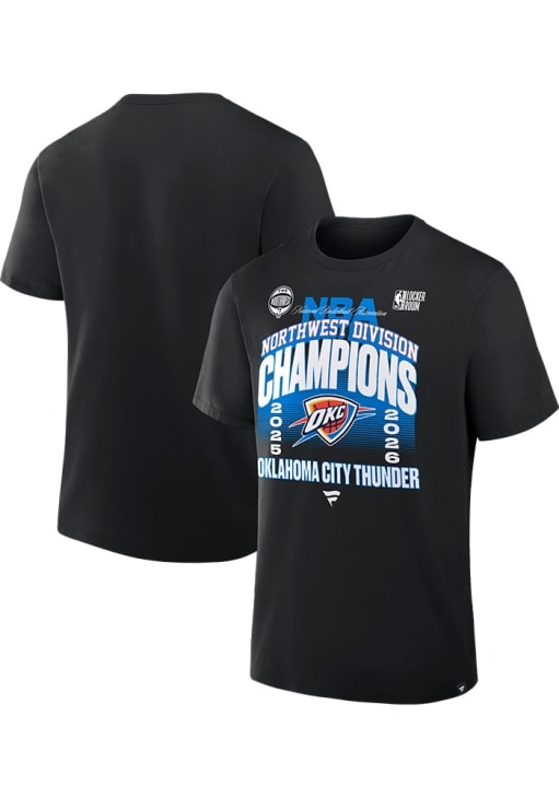 Oklahoma City Thunder BLACK 2026 Division Champions Locker Room