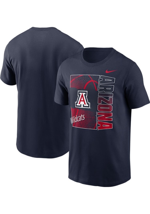 Nike Arizona Wildcats NAVY Basketball Refresh Short Sleeve T Shirt