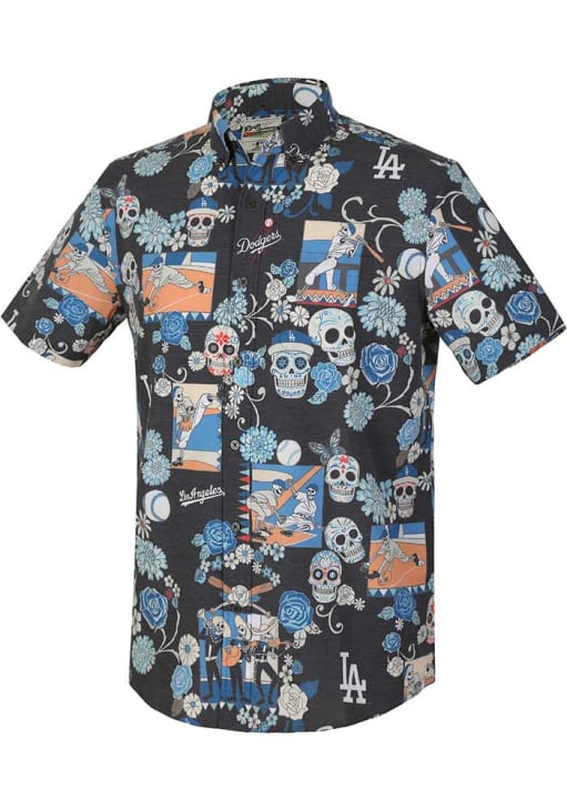 dodgers dress shirt Los Angeles Dodgers Americana Button Up Shirt FOCO