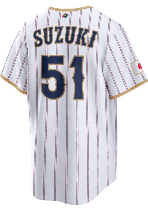 Seiya Suzuki Japan Mens White World Baseball Classic Limited