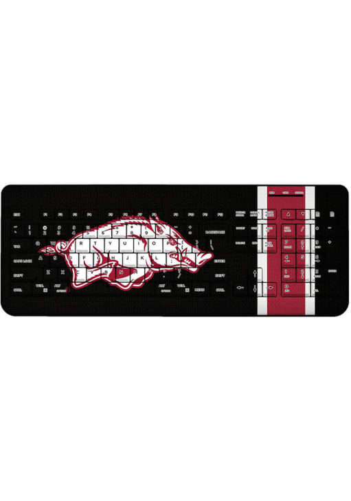 Az Razorback Keyboard Arkansas Razorbacks Red Stripe Wireless USB Keyboard - 9340018