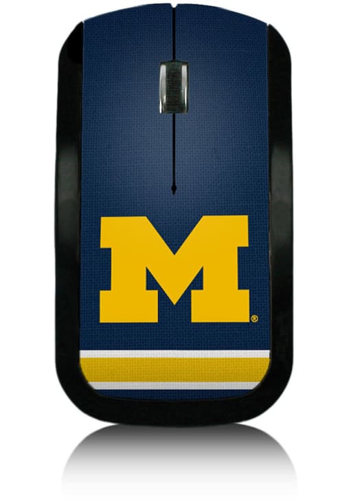 Wolves Fc Mouse Michigan Wolverines BLUE Stripe Wireless Mouse - 9340108