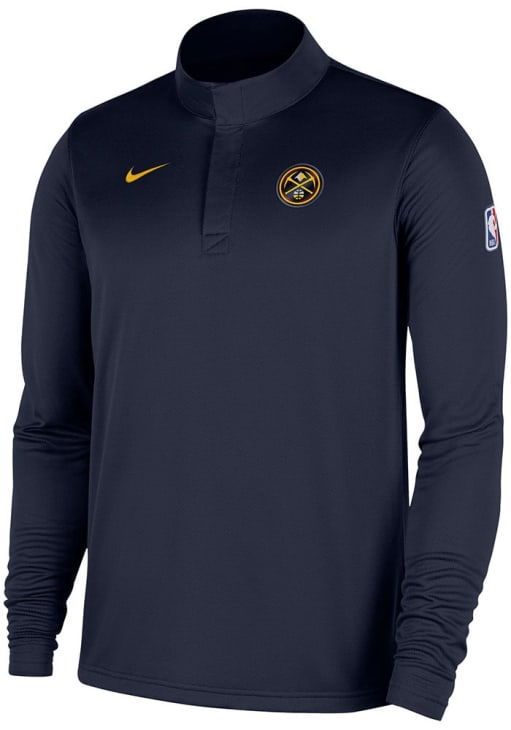 Nike Denver Nuggets Mens NAVY Primary Logo Pullover - 936016997